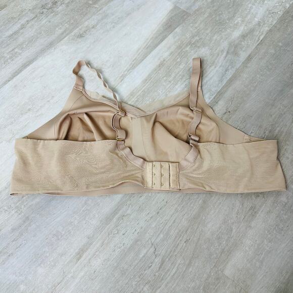 ThirdLove 24/7 Classic Unlined Wireless Minimizer Bra in Taupe Size 44B - Picture 4 of 4